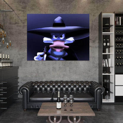 Darkwing Duck Drake Mallard Cool Amazing Art Wall Art Print Poster