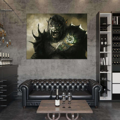 Great Goblin The Hobbit Awesome Art Wall Art Print Poster