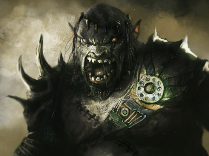 Great Goblin The Hobbit Awesome Art Wall Art Print Poster