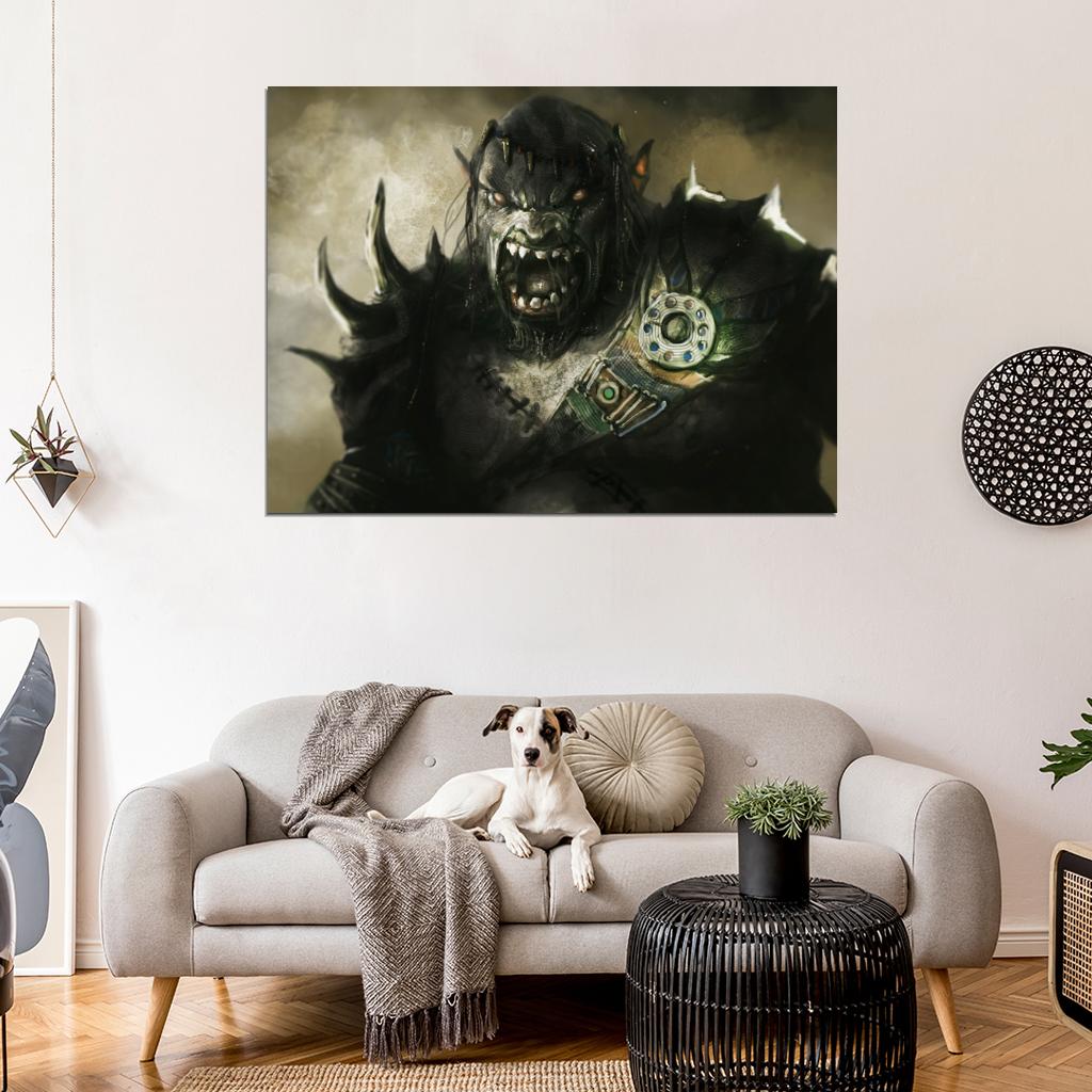 Great Goblin The Hobbit Awesome Art Wall Art Print Poster