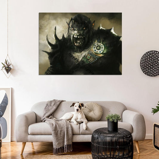 Great Goblin The Hobbit Awesome Art Wall Art Print Poster
