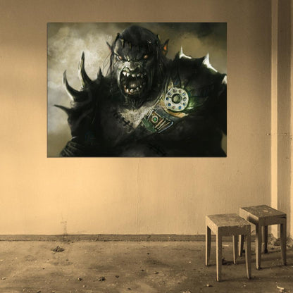 Great Goblin The Hobbit Awesome Art Wall Art Print Poster