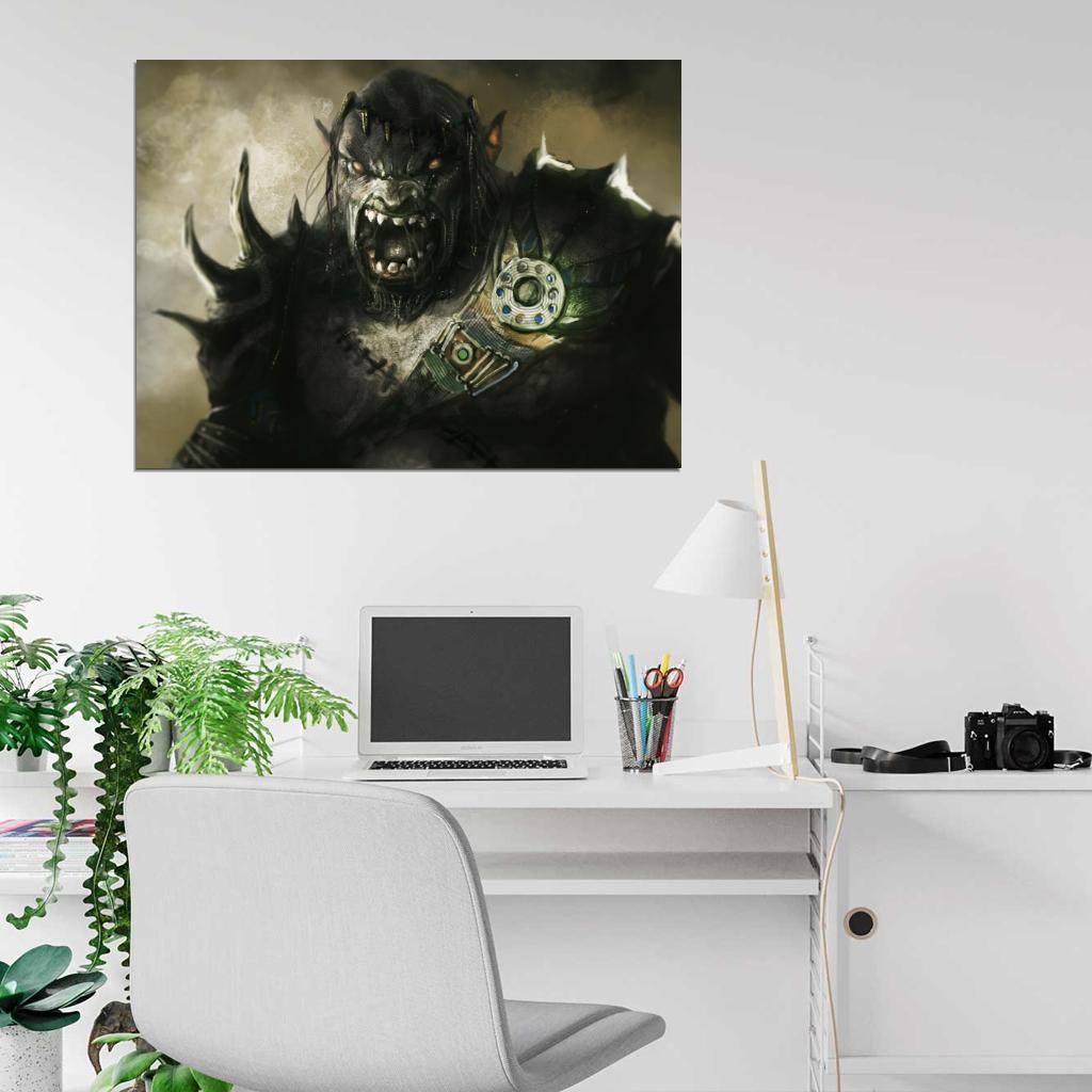 Great Goblin The Hobbit Awesome Art Wall Art Print Poster