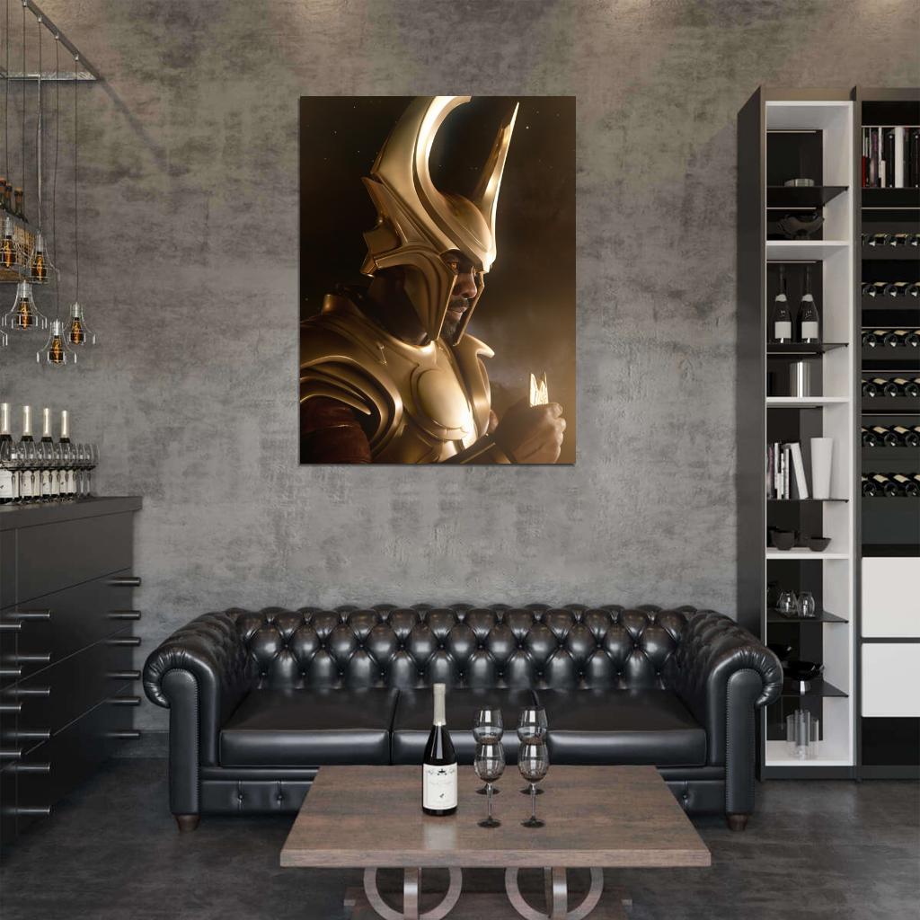 Heimdall Idris Elba Awesome Movie Wall Art Print Poster