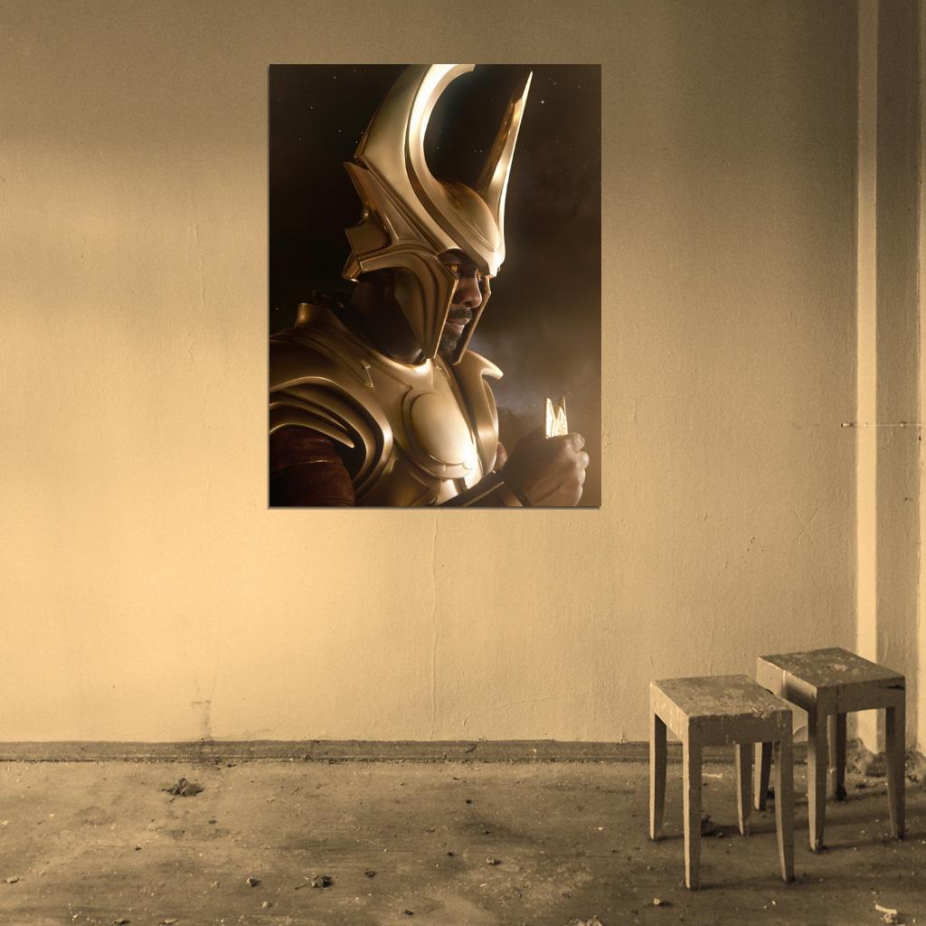Heimdall Idris Elba Awesome Movie Wall Art Print Poster