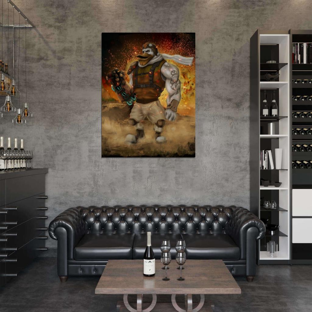 Launchpad McQuack Duck Tales Awesome Art Wall Art Print Poster