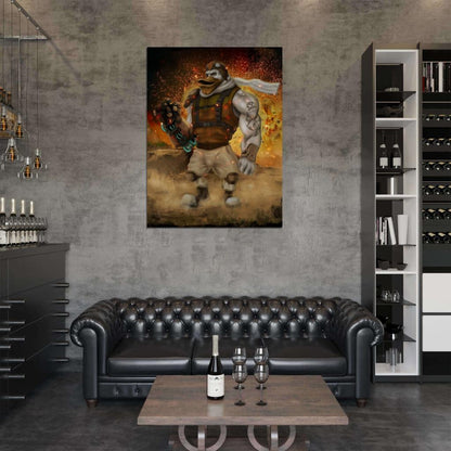 Launchpad McQuack Duck Tales Awesome Art Wall Art Print Poster