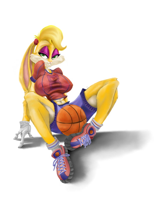 Lola Bunny Hot Sexy Basketball Looney Tunes Cartoon Art Wall Art Print Poster