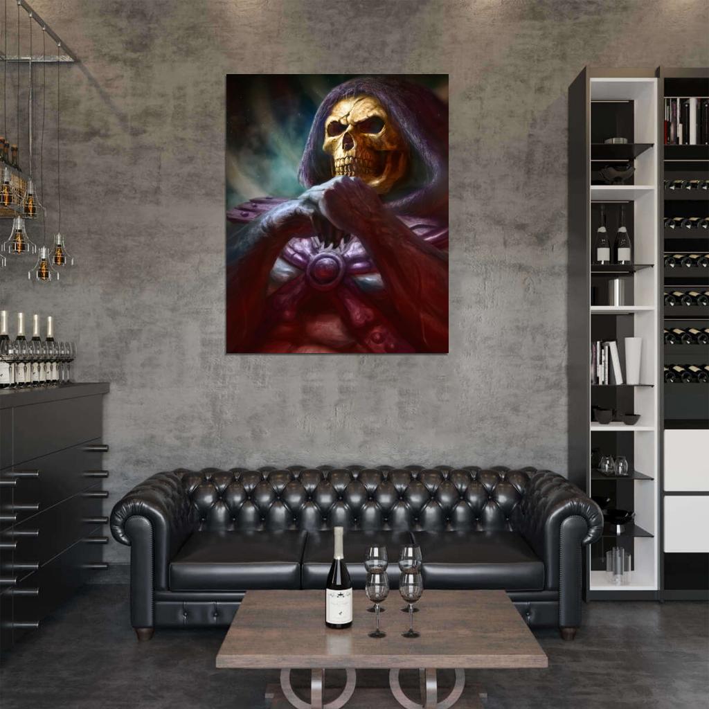 Masters of the Universe Skeletor Awesome Art Wall Art Print Poster