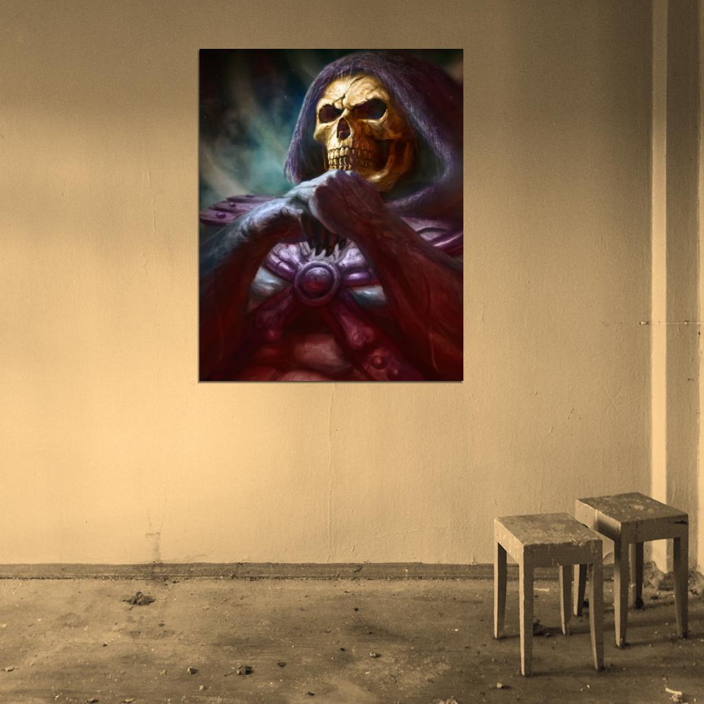 Masters of the Universe Skeletor Awesome Art Wall Art Print Poster