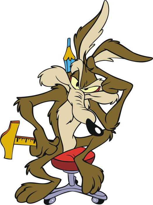 Wile E. Coyote The Road Runner Looney Tunes Merrie Melodies Cool Funny Art Wall Art Print Poster