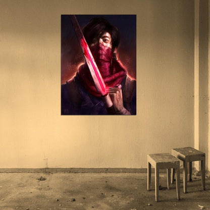 Strider Hiryu Anime Manga Video Game Awesome Painting Art Wall Art Print Poster