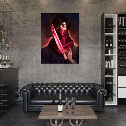 Strider Hiryu Anime Manga Video Game Awesome Painting Art Wall Art Print Poster