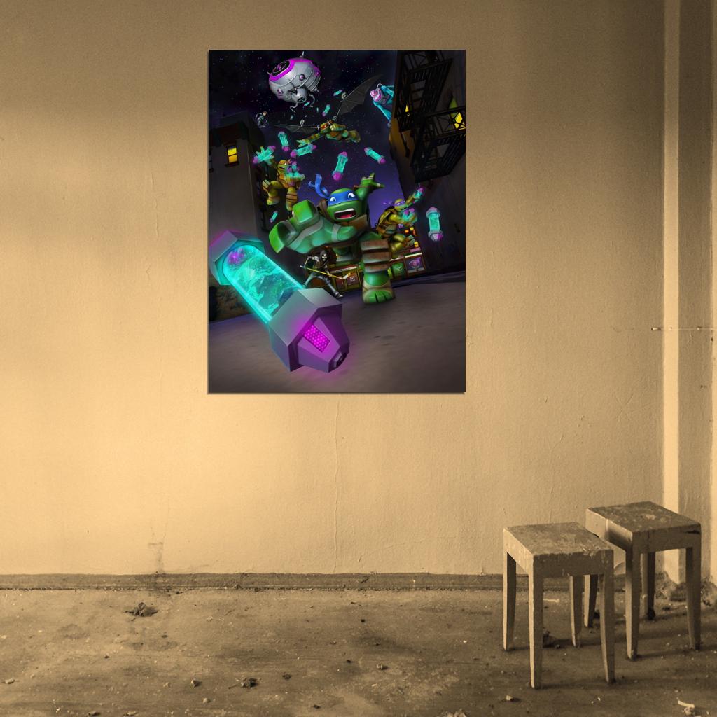 Teenage Mutant Ninja Turtles TV Series 2012 Amazing Cool Art TMNT Wall Art Print Poster