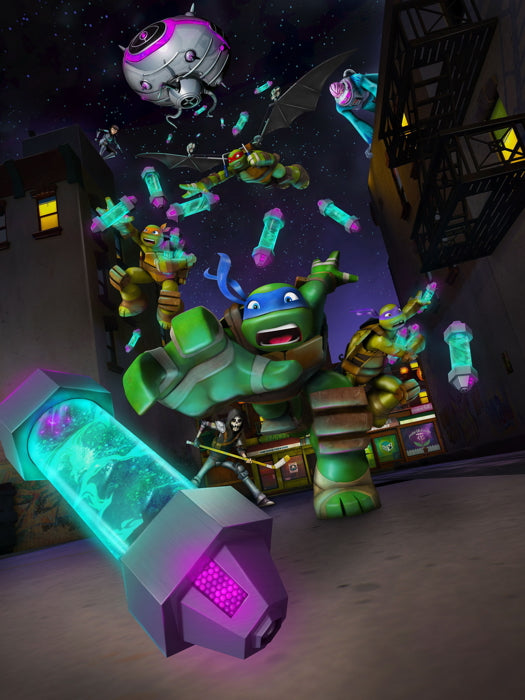 Teenage Mutant Ninja Turtles TV Series 2012 Amazing Cool Art TMNT Wall Art Print Poster