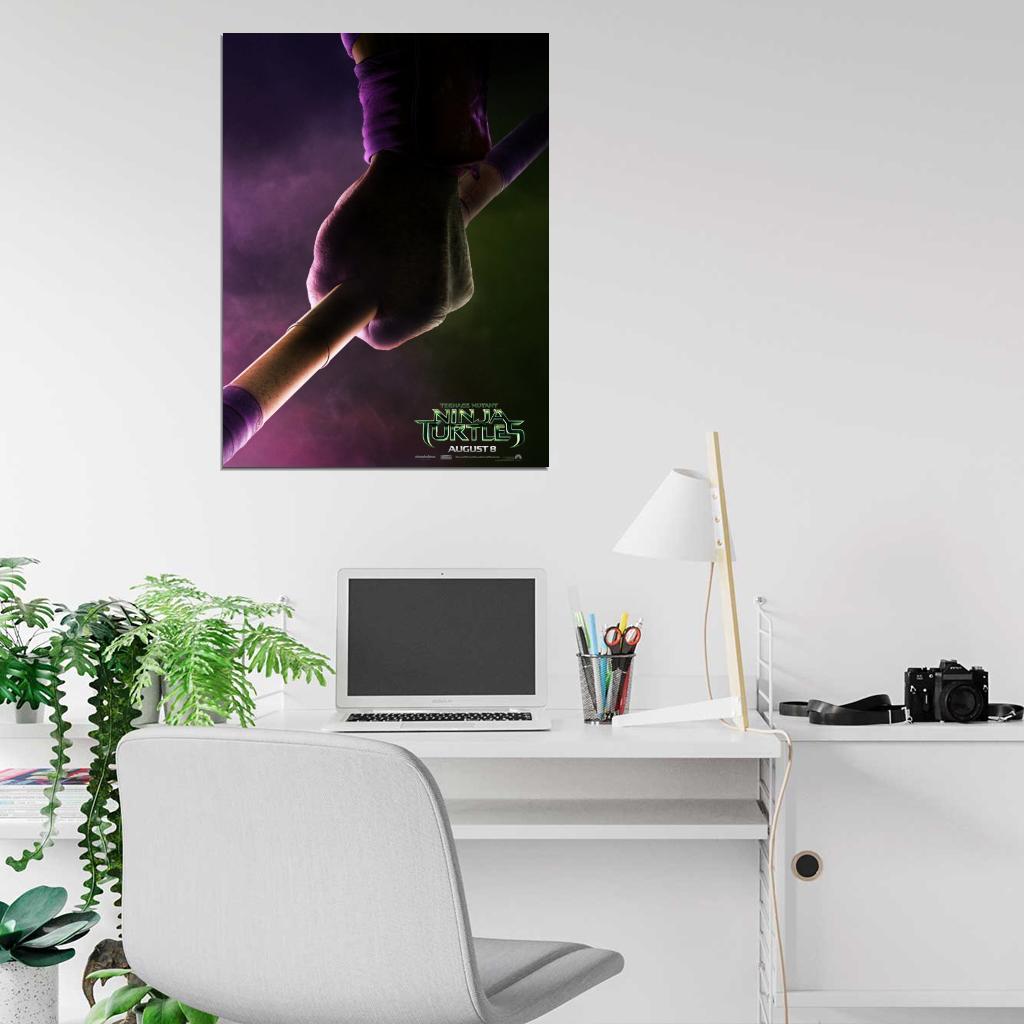 Donatello Teenage Mutant Ninja Turtles 2014 Movie Art TMNT Wall Art Print Poster