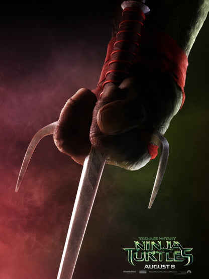 Raphael Teenage Mutant Ninja Turtles 2014 Movie Art TMNT Wall Art Print Poster
