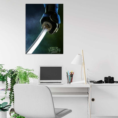 Leonardo Teenage Mutant Ninja Turtles 2014 Movie Art TMNT Wall Art Print Poster