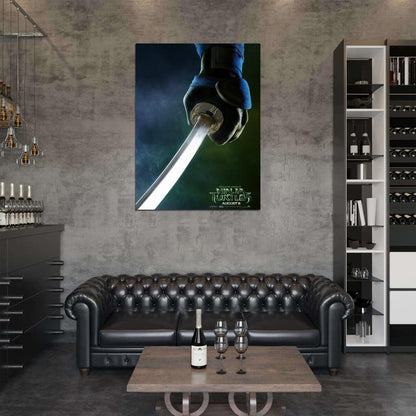 Leonardo Teenage Mutant Ninja Turtles 2014 Movie Art TMNT Wall Art Print Poster