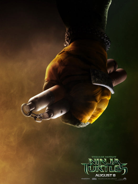 Michelangelo Teenage Mutant Ninja Turtles 2014 Movie Art TMNT Wall Art Print Poster