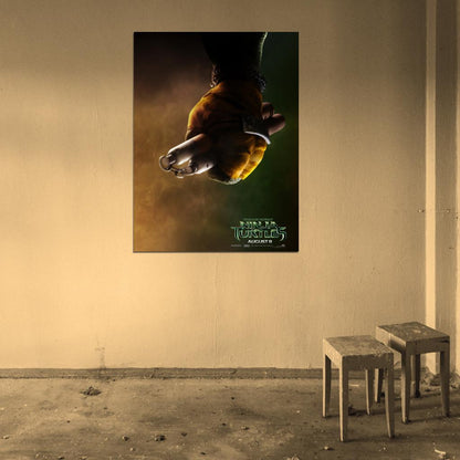 Michelangelo Teenage Mutant Ninja Turtles 2014 Movie Art TMNT Wall Art Print Poster