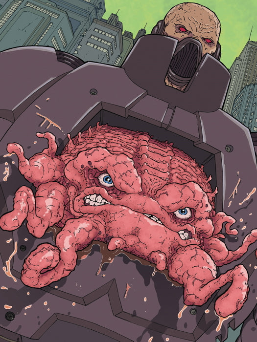 Krang Teenage Mutant Ninja Turtles Classic Awesome Art TMNT Wall Art Print Poster