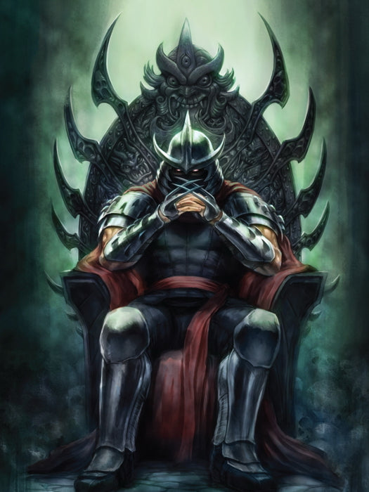 Shredder Oroku Saki Teenage Mutant Ninja Turtles Awesome Art TMNT Wall Art Print Poster