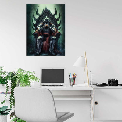 Shredder Oroku Saki Teenage Mutant Ninja Turtles Awesome Art TMNT Wall Art Print Poster