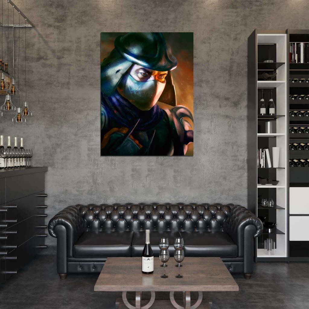 Shredder Teenage Mutant Ninja Turtles Awesome Classic Art TMNT Wall Art Print Poster