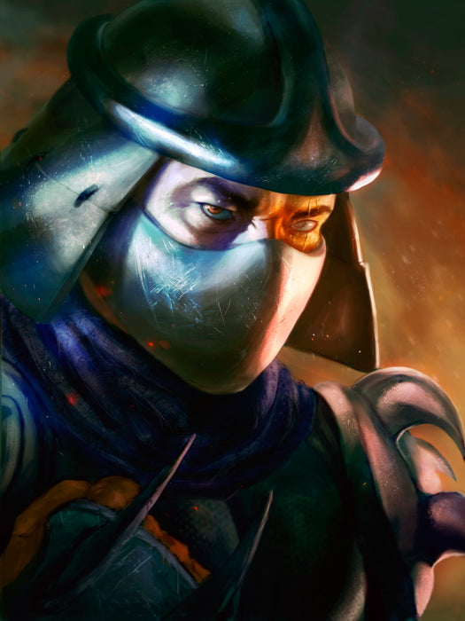 Shredder Teenage Mutant Ninja Turtles Awesome Classic Art TMNT Wall Art Print Poster