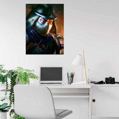 Shredder Teenage Mutant Ninja Turtles Awesome Classic Art TMNT Wall Art Print Poster