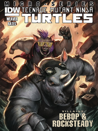 Bebop and Rocksteady Teenage Mutant Ninja Turtles Art TMNT Wall Art Print Poster