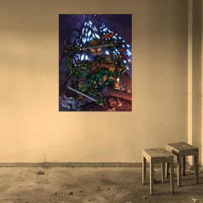 Teenage Mutant Ninja Turtles Cool Art TMNT Wall Art Print Poster