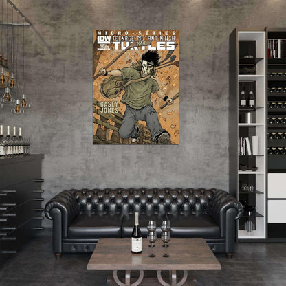 Casey Jones Teenage Mutant Ninja Turtles Cool Art TMNT Wall Art Print Poster
