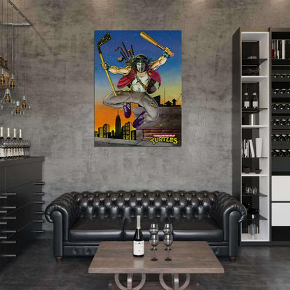 Casey Jones Teenage Mutant Ninja Turtles Cool Art TMNT Wall Art Print Poster