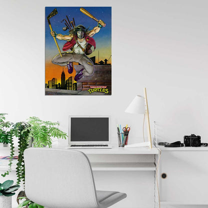 Casey Jones Teenage Mutant Ninja Turtles Cool Art TMNT Wall Art Print Poster