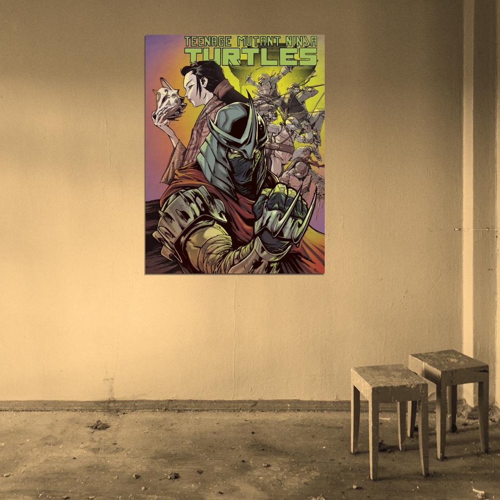 Shredder Teenage Mutant Ninja Turtles Cool Art TMNT Wall Art Print Poster