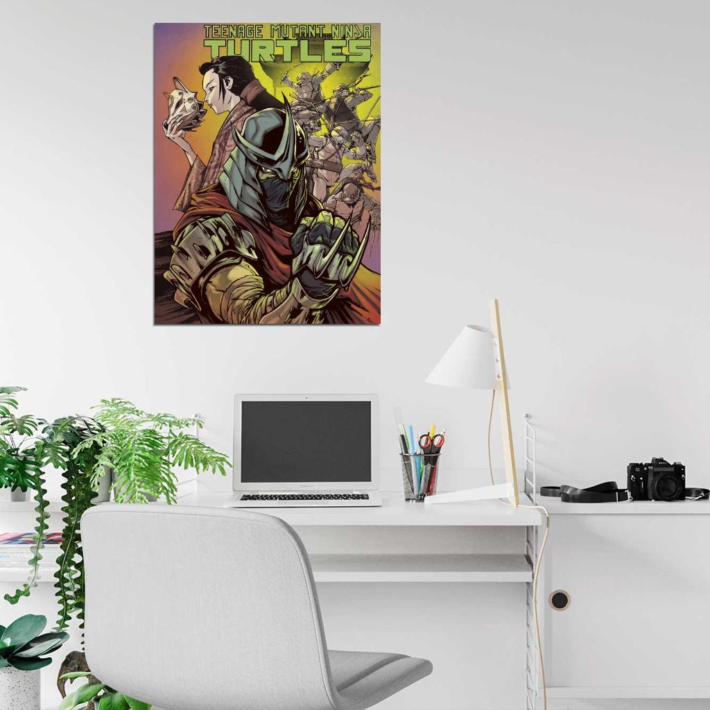 Shredder Teenage Mutant Ninja Turtles Cool Art TMNT Wall Art Print Poster
