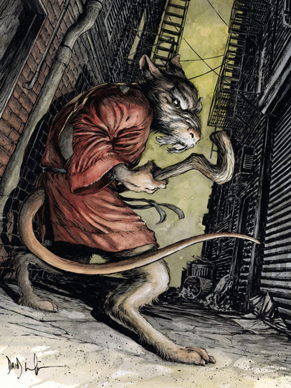 Master Splinter Teenage Mutant Ninja Turtles Awesome Art TMNT Wall Art Print Poster