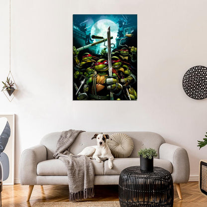 Teenage Mutant Ninja Turtles Red Masks Art TMNT Wall Art Print Poster