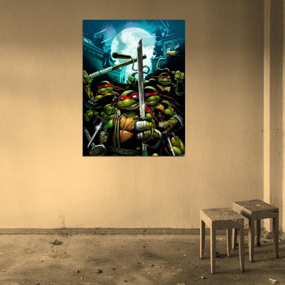 Teenage Mutant Ninja Turtles Red Masks Art TMNT Wall Art Print Poster