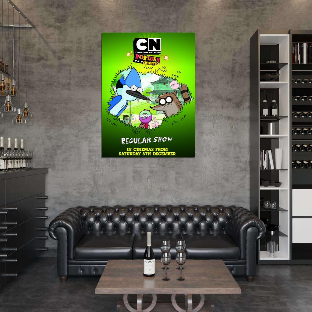 The Regular Show Cartoon TV Series Wall Art Print Poster