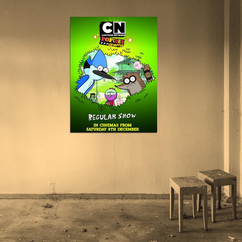 The Regular Show Cartoon TV Series Wall Art Print Poster
