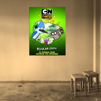 The Regular Show Cartoon TV Series Wall Art Print Poster