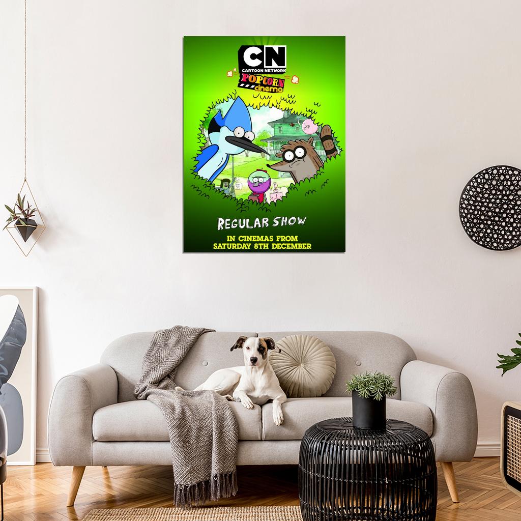 The Regular Show Cartoon TV Series Wall Art Print Poster