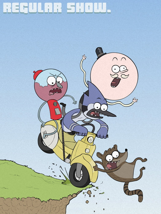 The Regular Show Characters Cool Funny Cartoon TV Series Art Wall Art Print Poster
