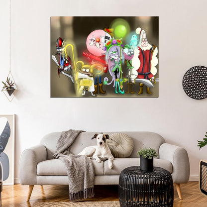 The Regular Show Characters Cool Funny Cartoon TV Series Art Wall Art Print Poster