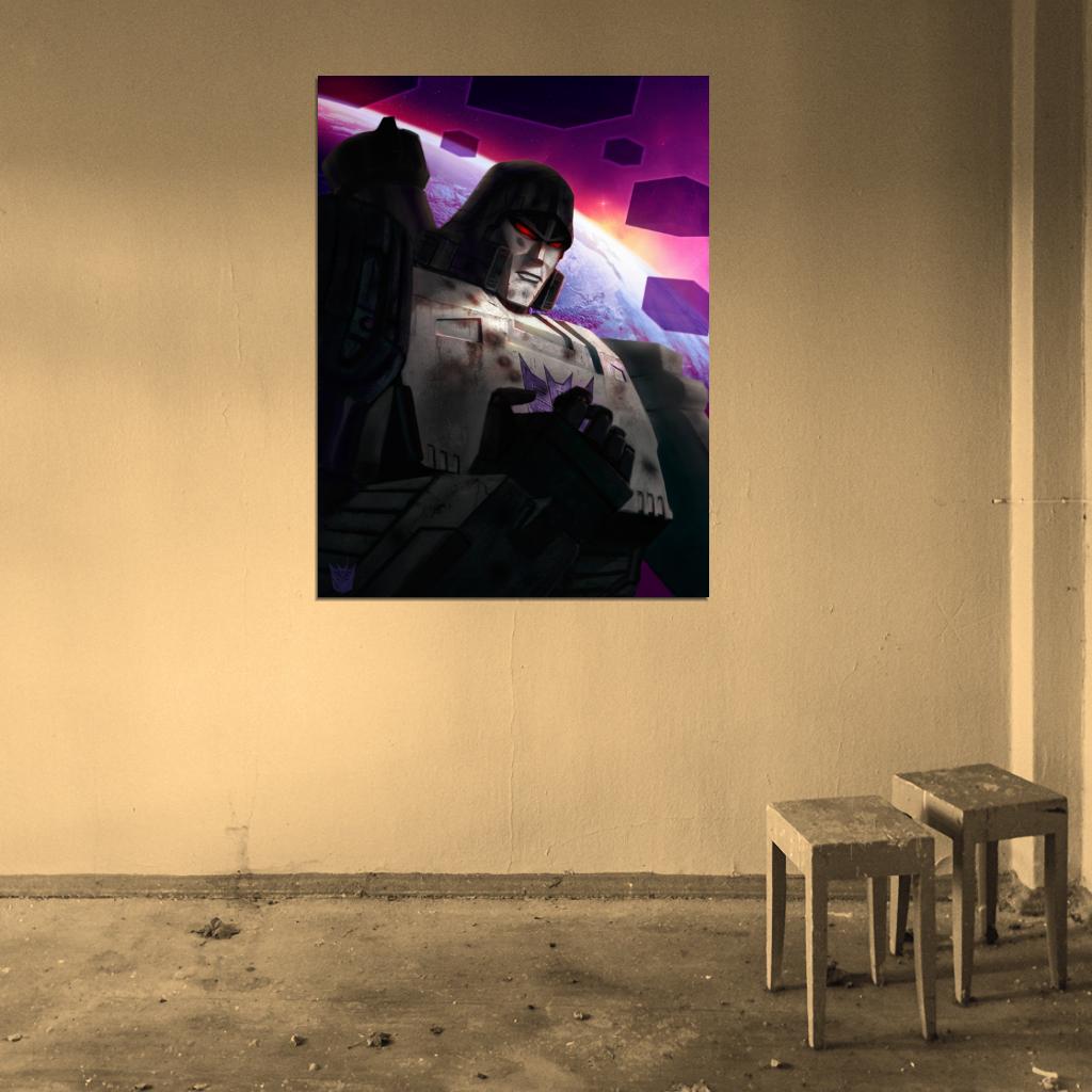 Megatron Transformers Generation 1 Classic Awesome Art Wall Art Print Poster