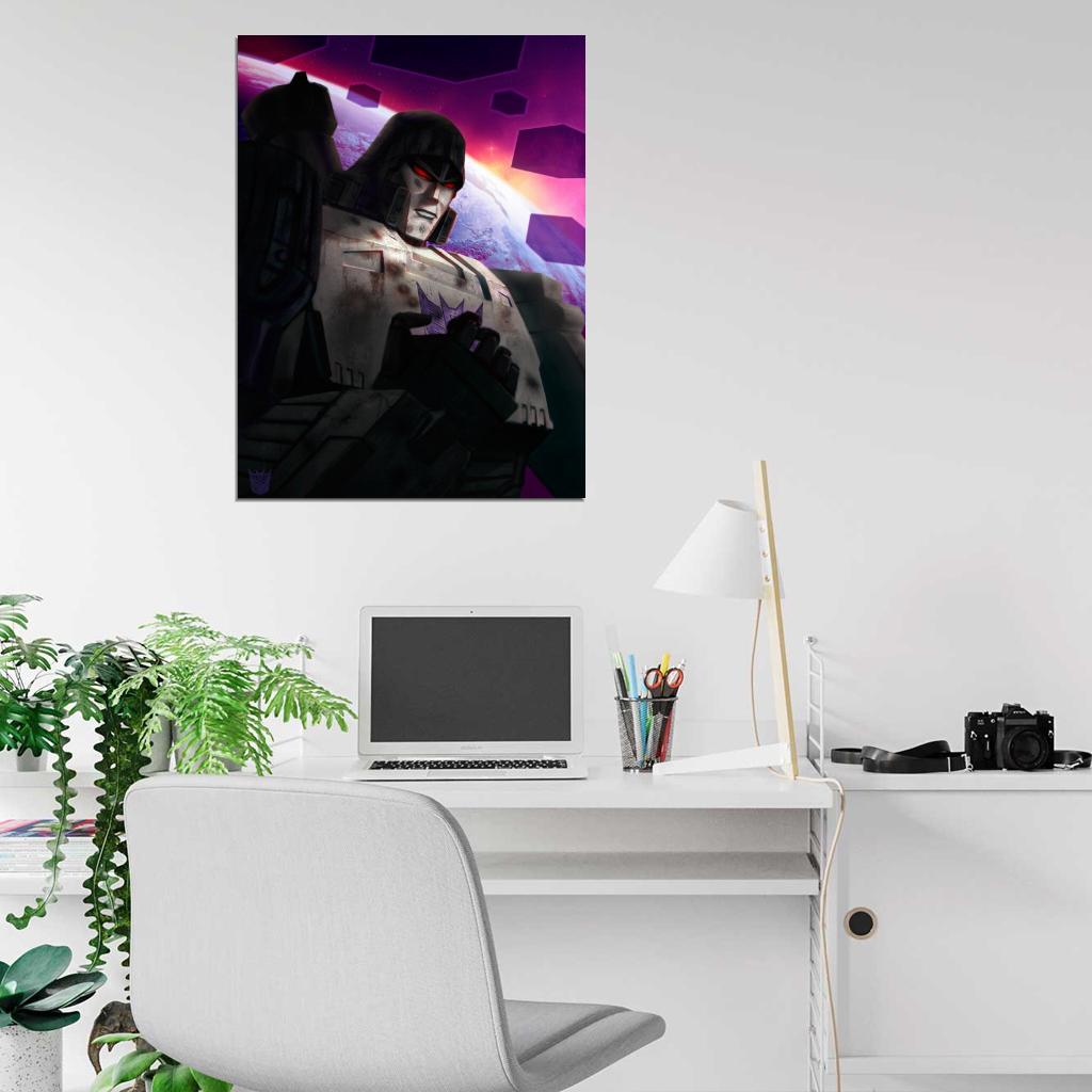 Megatron Transformers Generation 1 Classic Awesome Art Wall Art Print Poster
