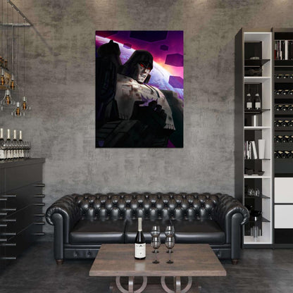 Megatron Transformers Generation 1 Classic Awesome Art Wall Art Print Poster